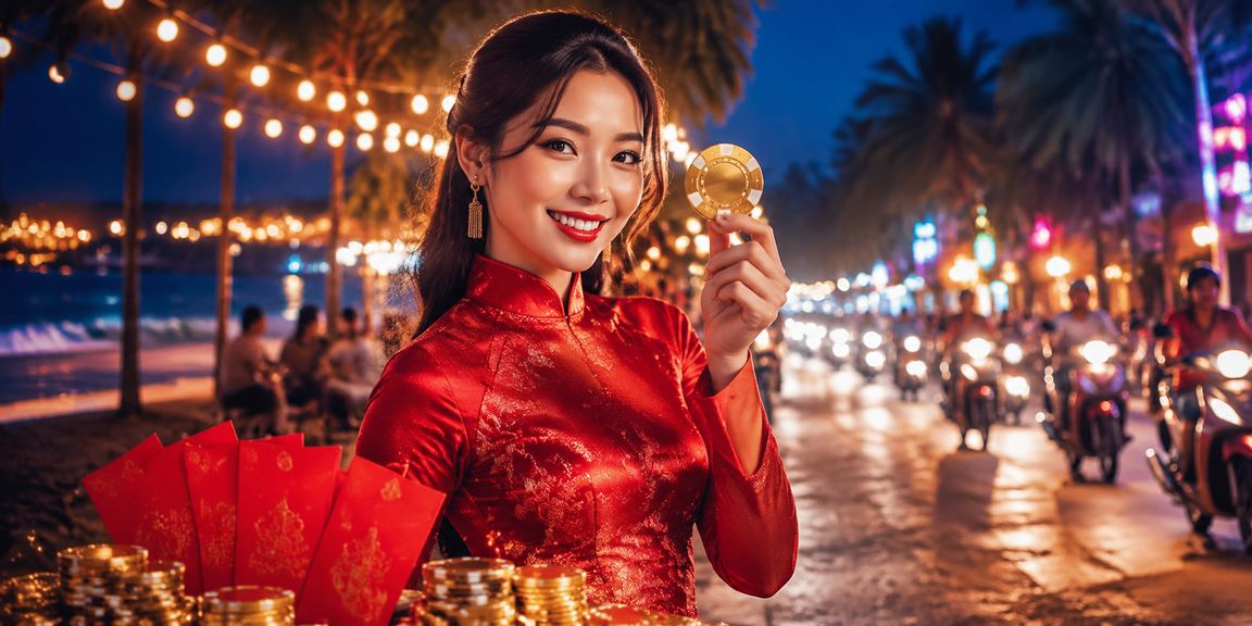 Cô gái áo dài Phú Quốc với phong bì đỏ – bonus và ưu đãi a200
